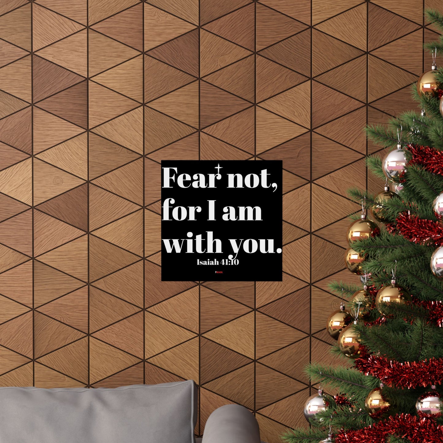 Isaiah 41:10 Wall Art Poster