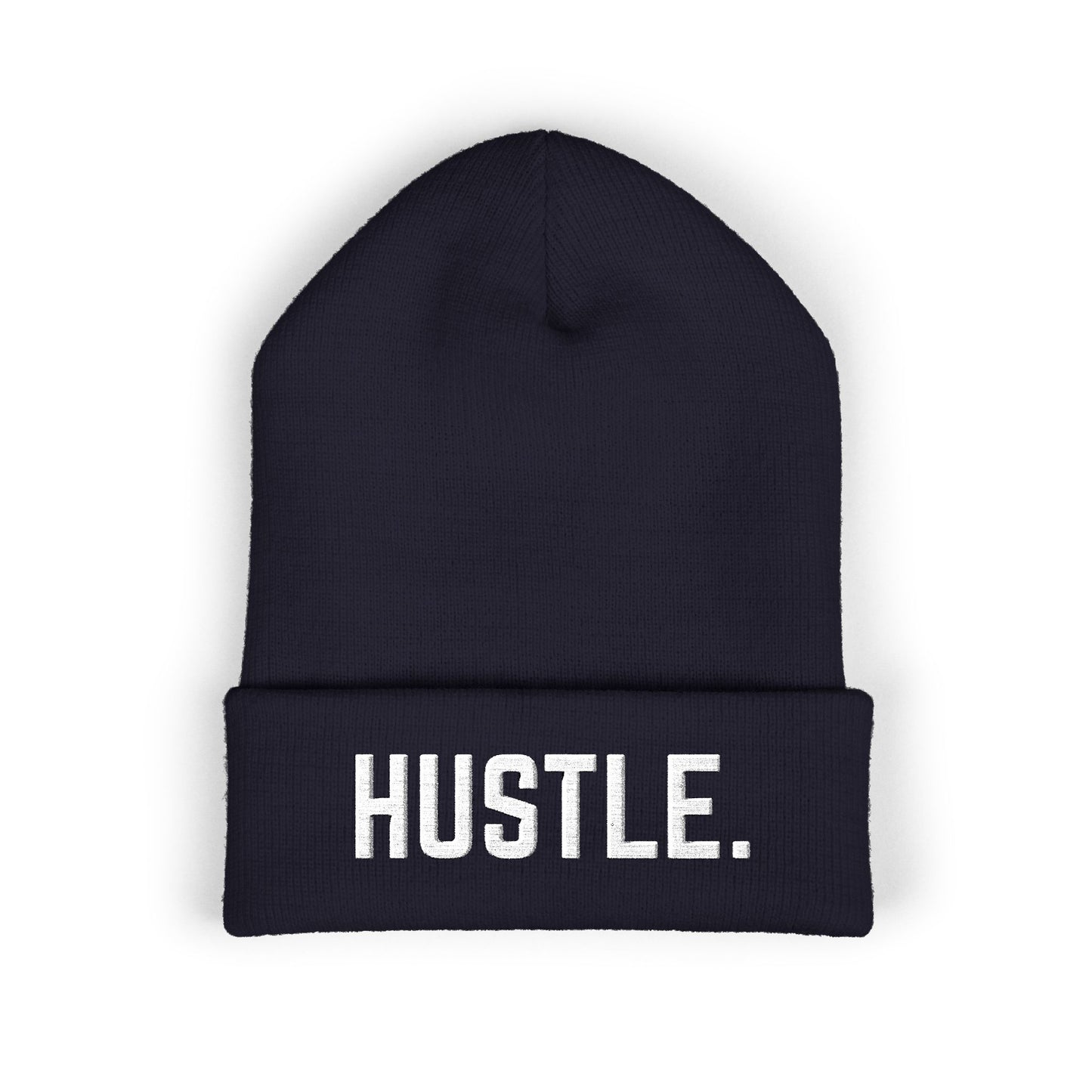 HUSTLE.  Embroidered Beanie