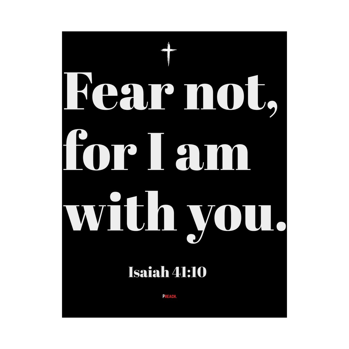 Isaiah 41:10 Wall Art Poster