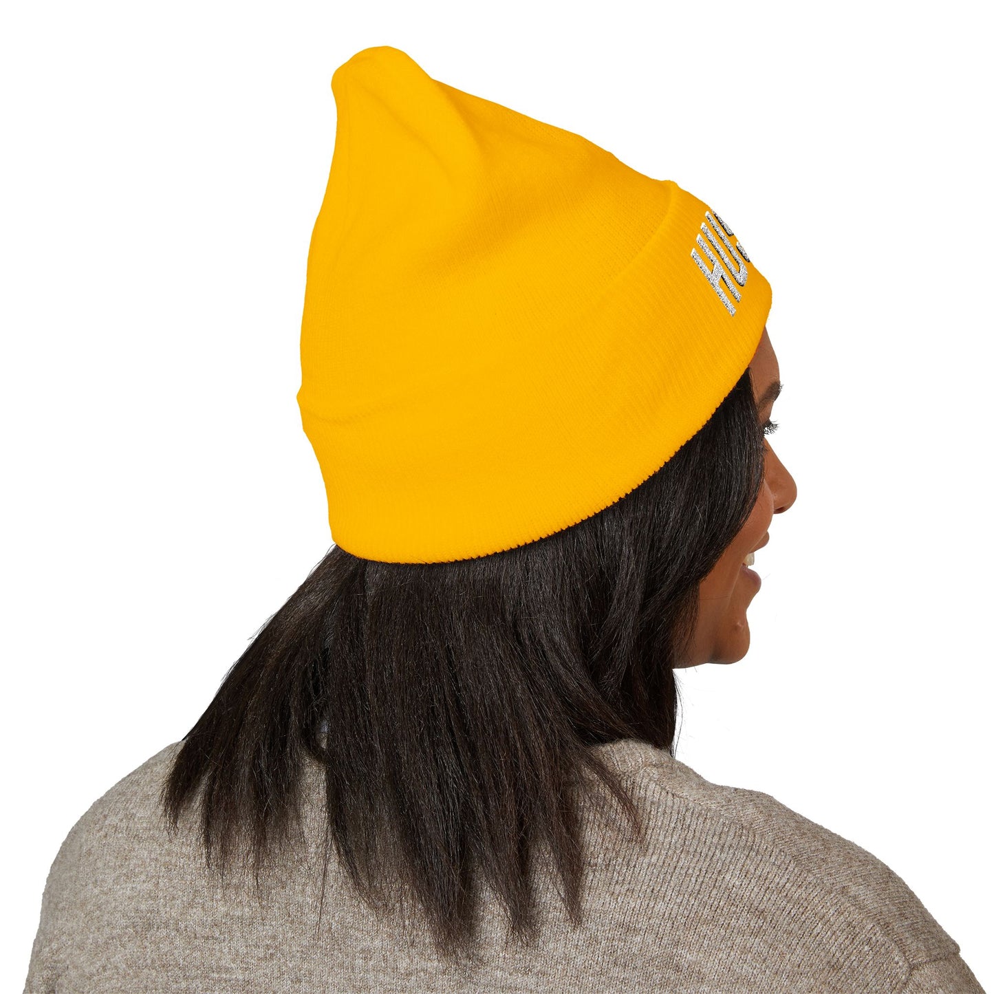 HUSTLE.  Embroidered Beanie