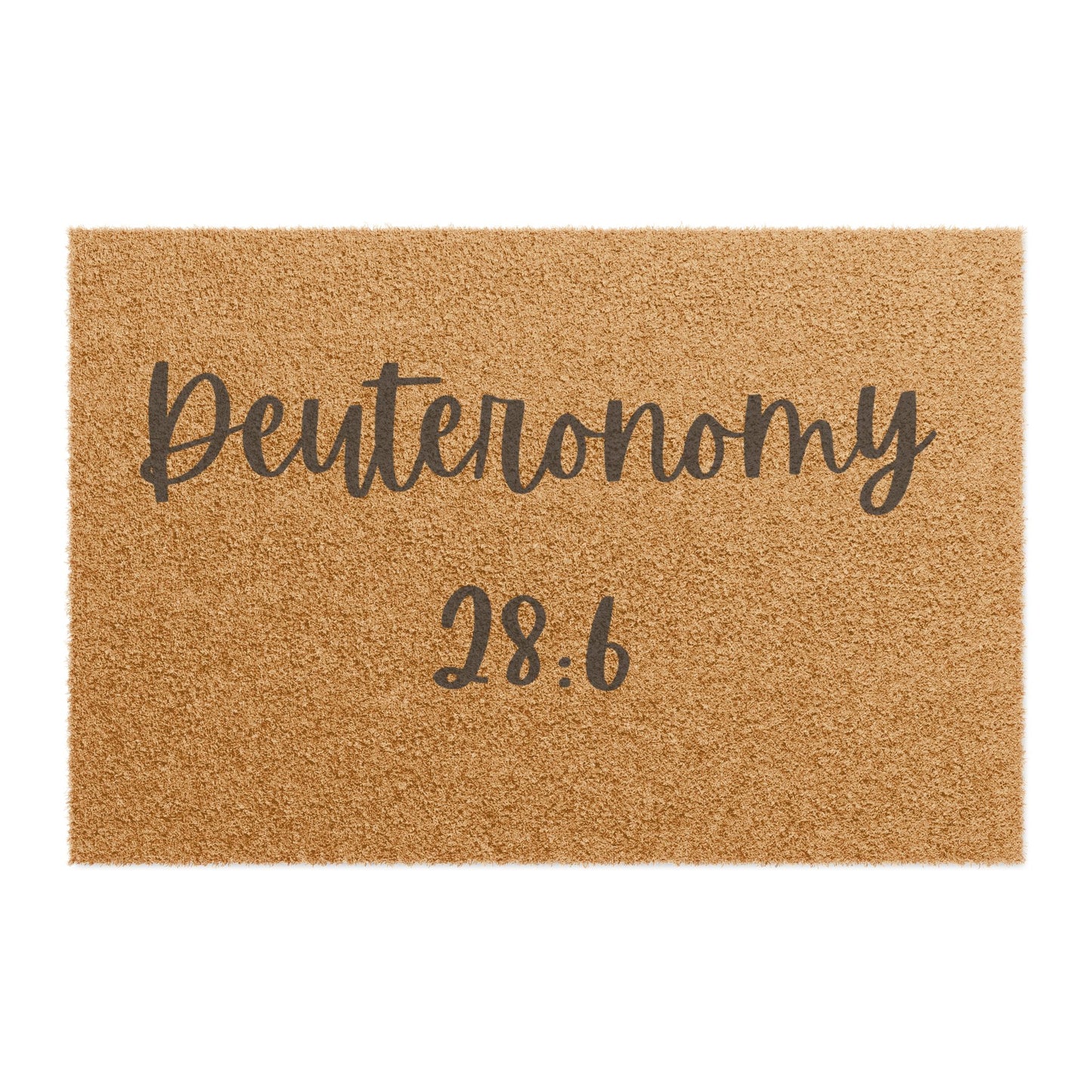 Deuteronomy 28:6 Doormat