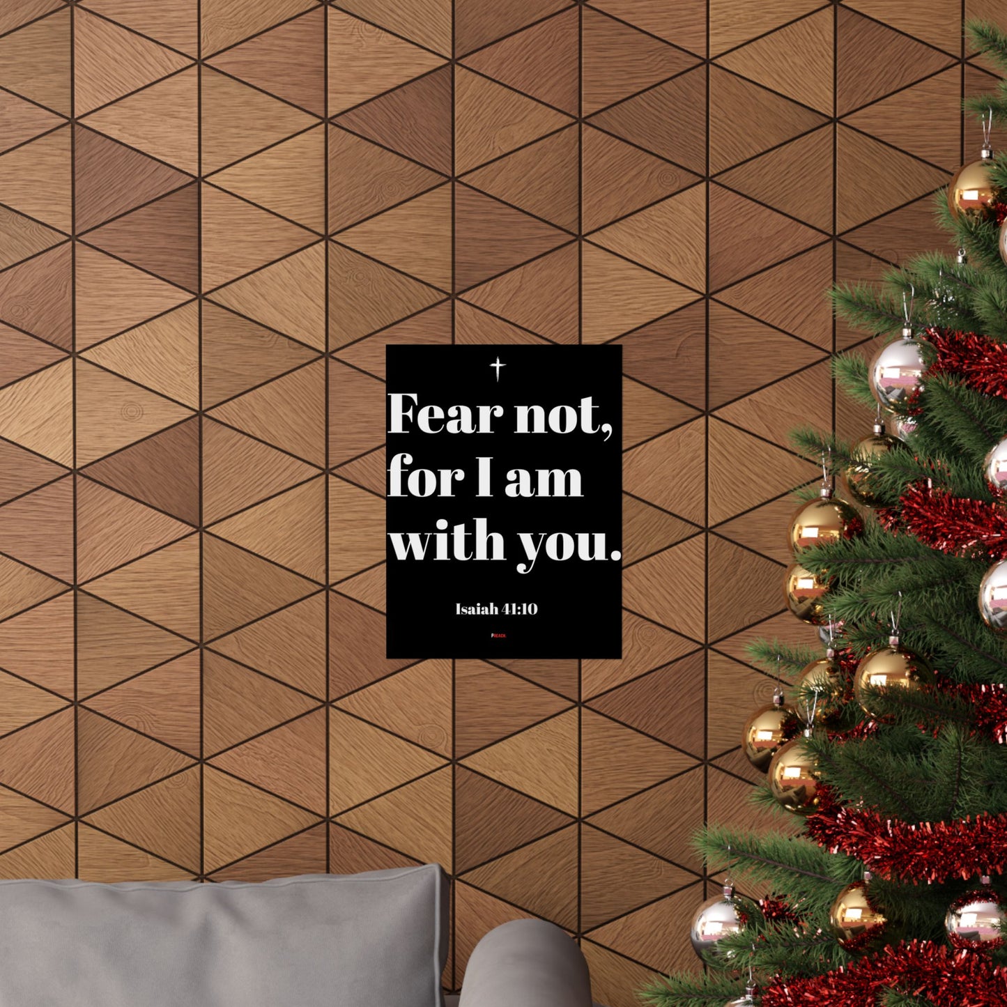 Isaiah 41:10 Wall Art Poster