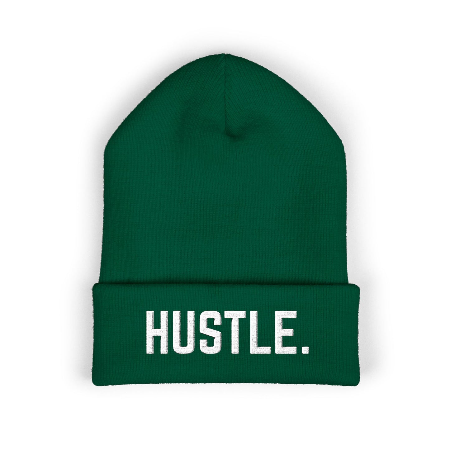 HUSTLE.  Embroidered Beanie