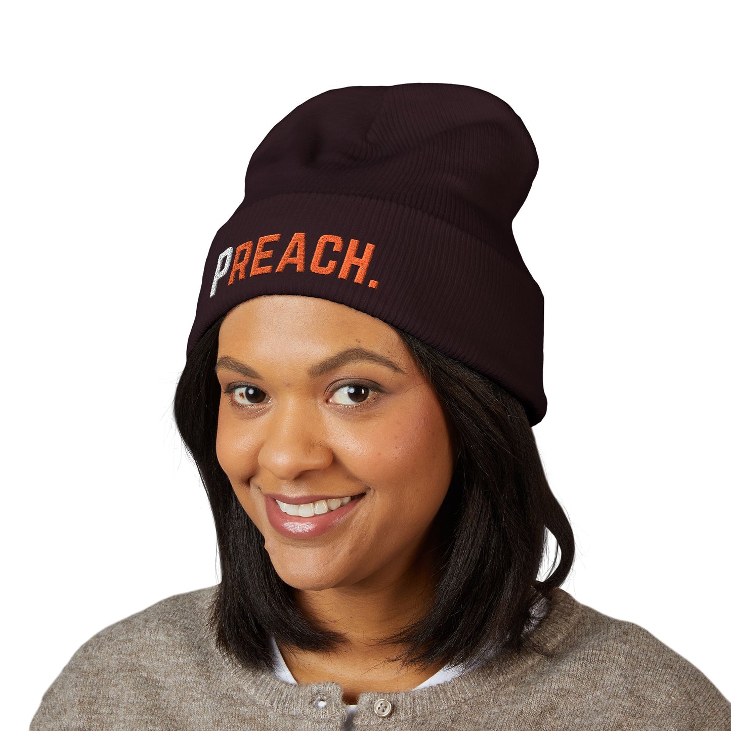PREACH. Stylish Embroidered Beanie