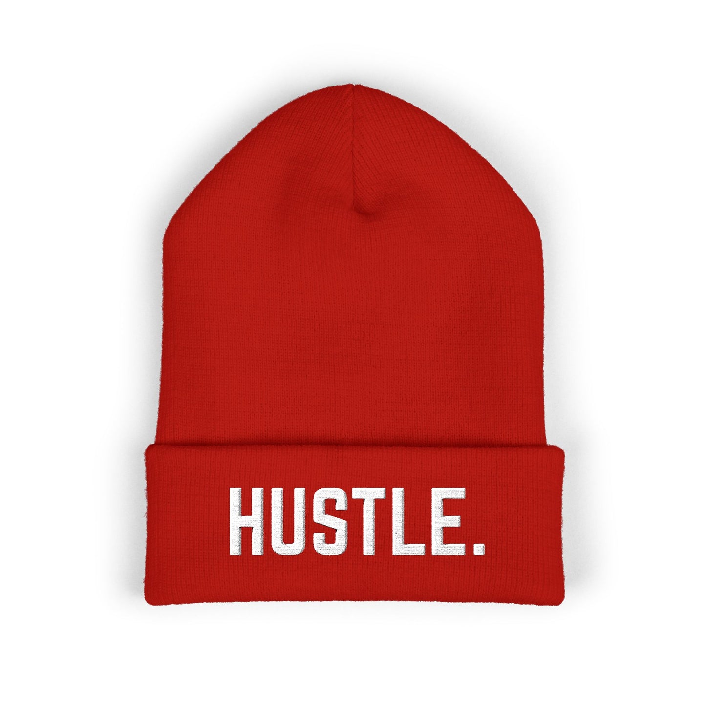 HUSTLE.  Embroidered Beanie