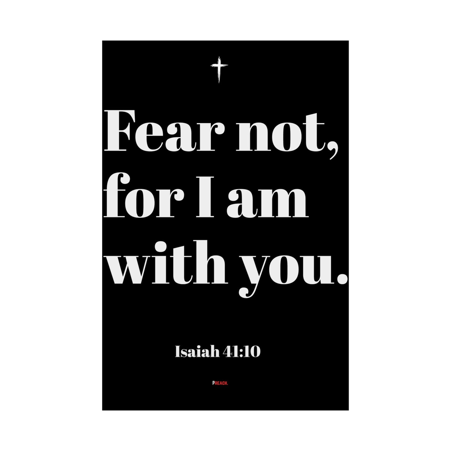 Isaiah 41:10 Wall Art Poster