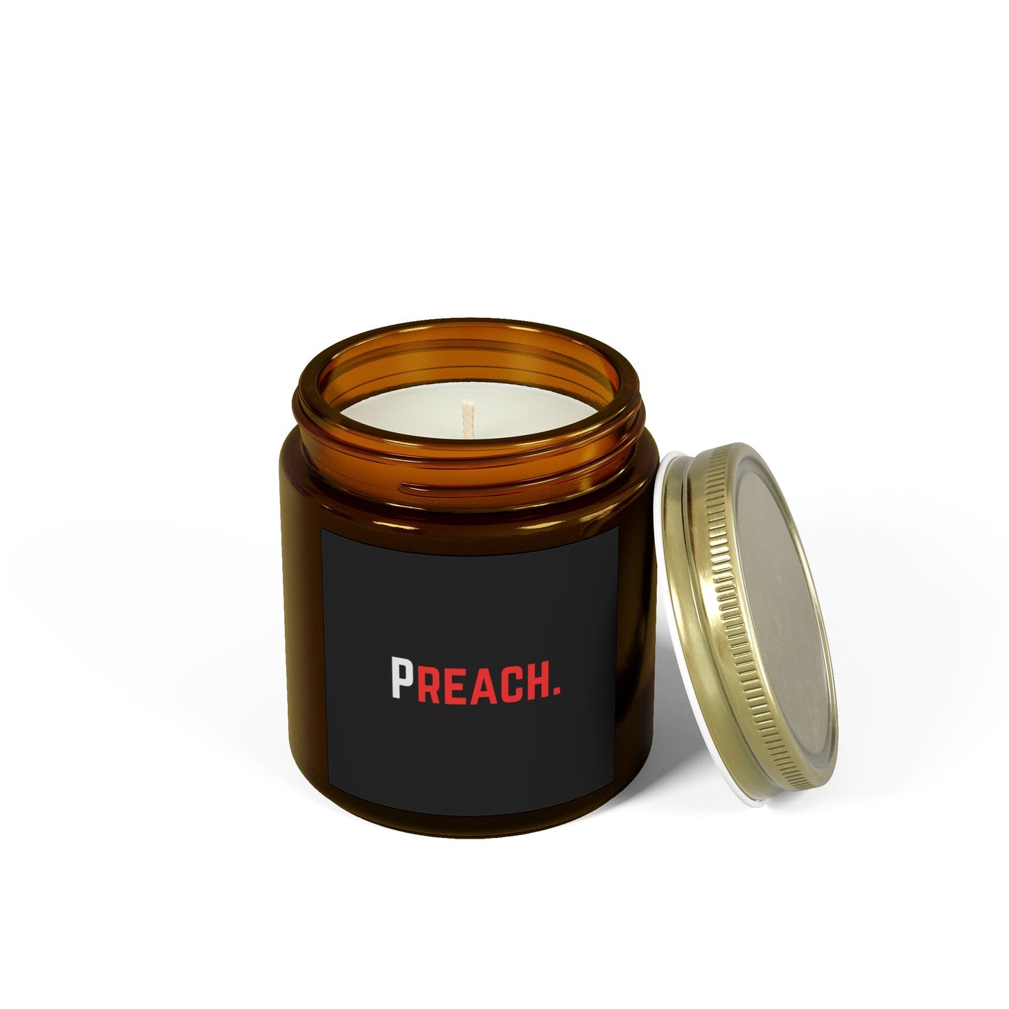 PREACH. Scented Candles, Coconut Apricot Wax (4oz, 9oz)