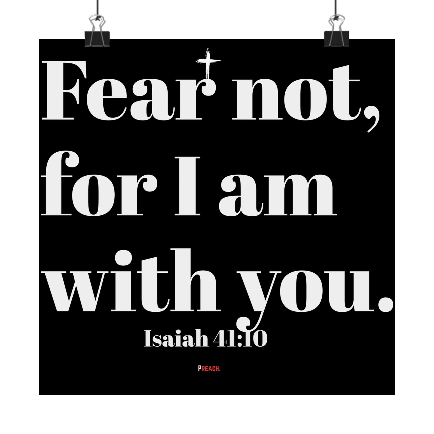Isaiah 41:10 Wall Art Poster