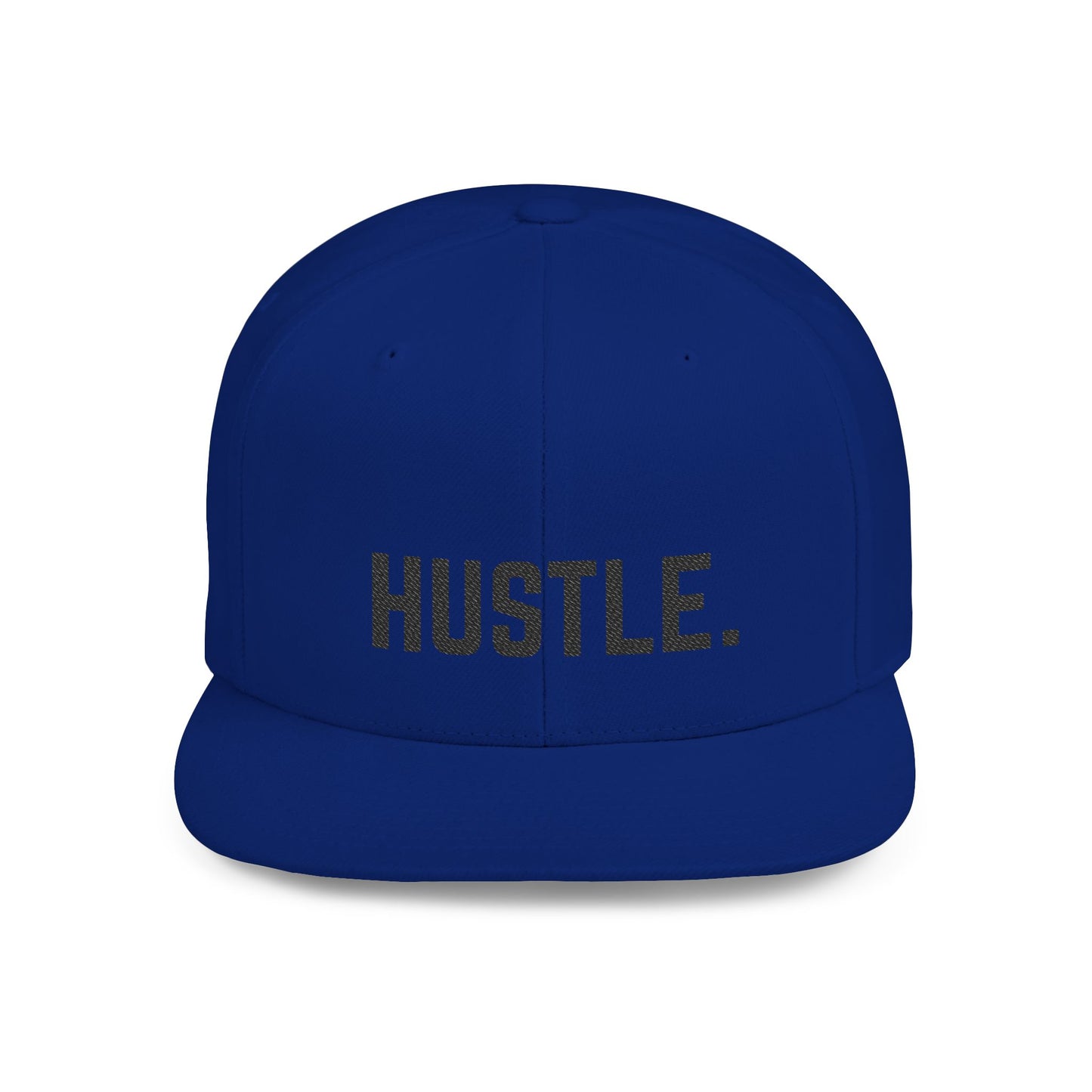 Hustle Flat Bill Snapback Hat