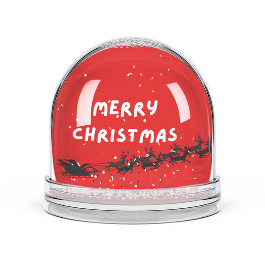 Merry Christmas Snow Globe