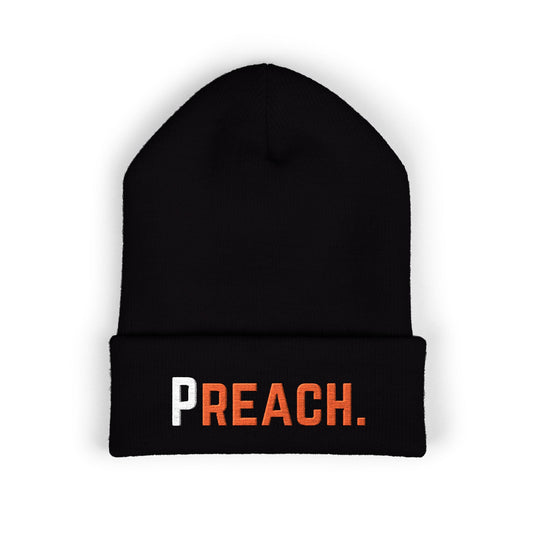 PREACH. Stylish Embroidered Beanie