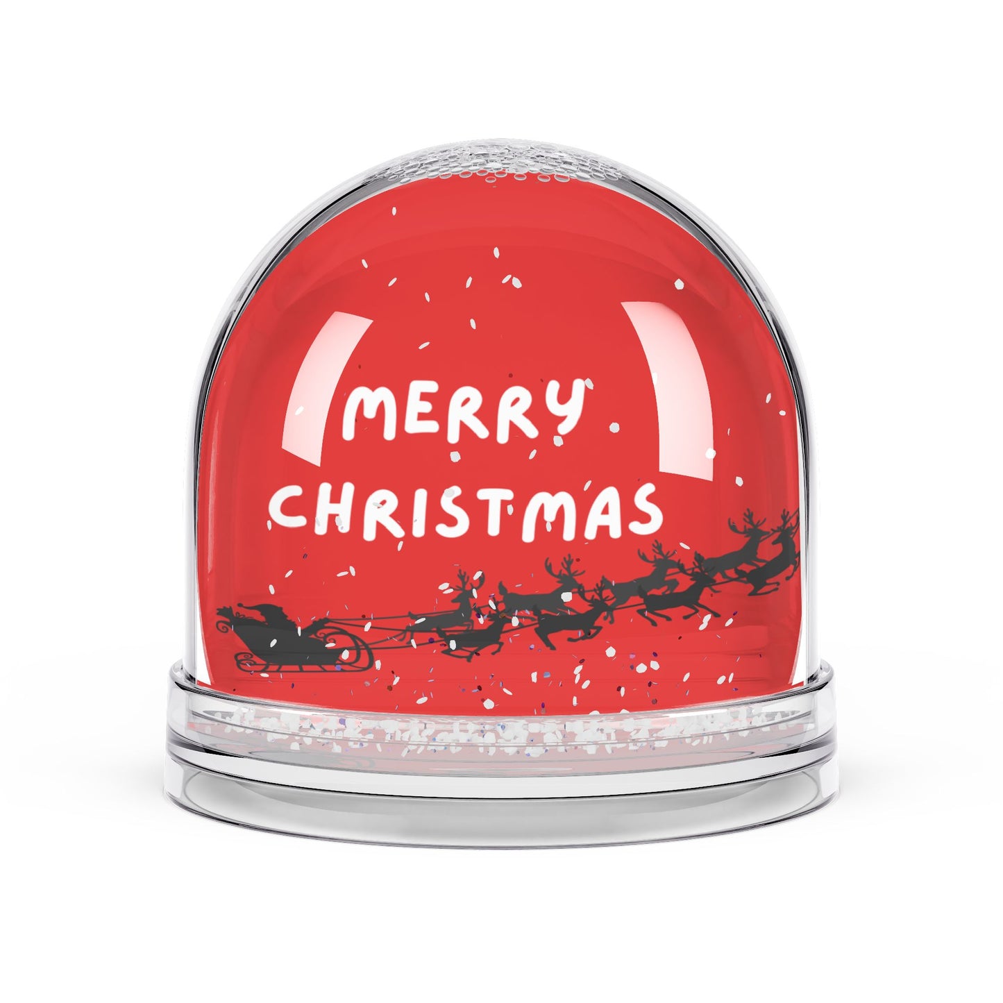 Merry Christmas Snow Globe