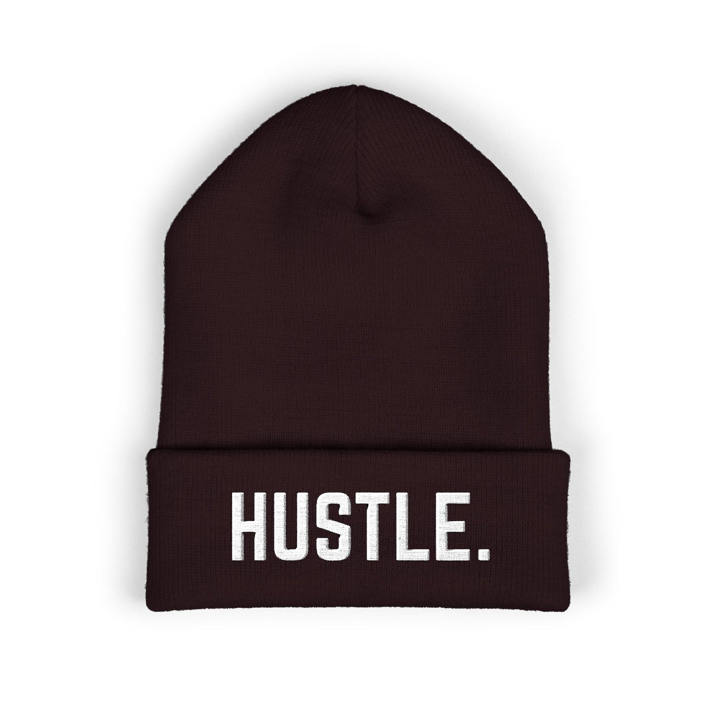 HUSTLE.  Embroidered Beanie