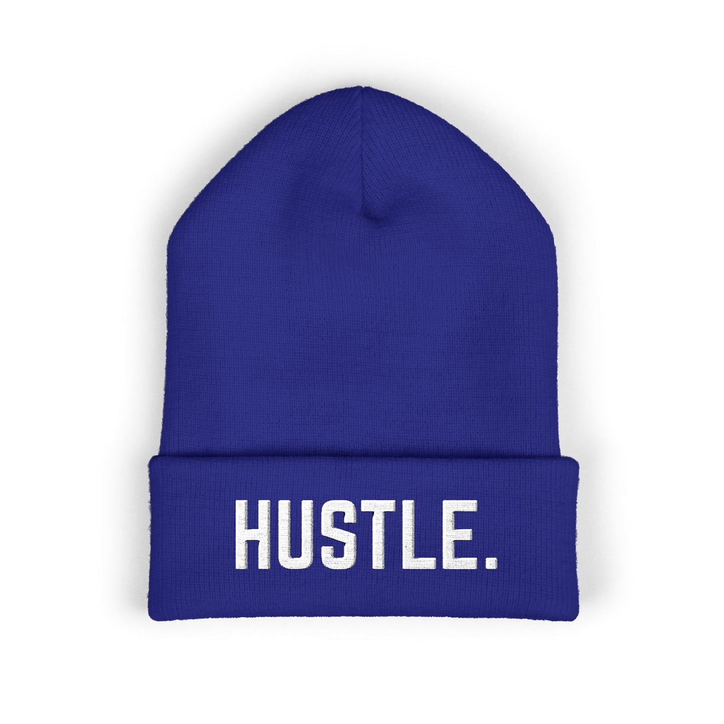 HUSTLE.  Embroidered Beanie