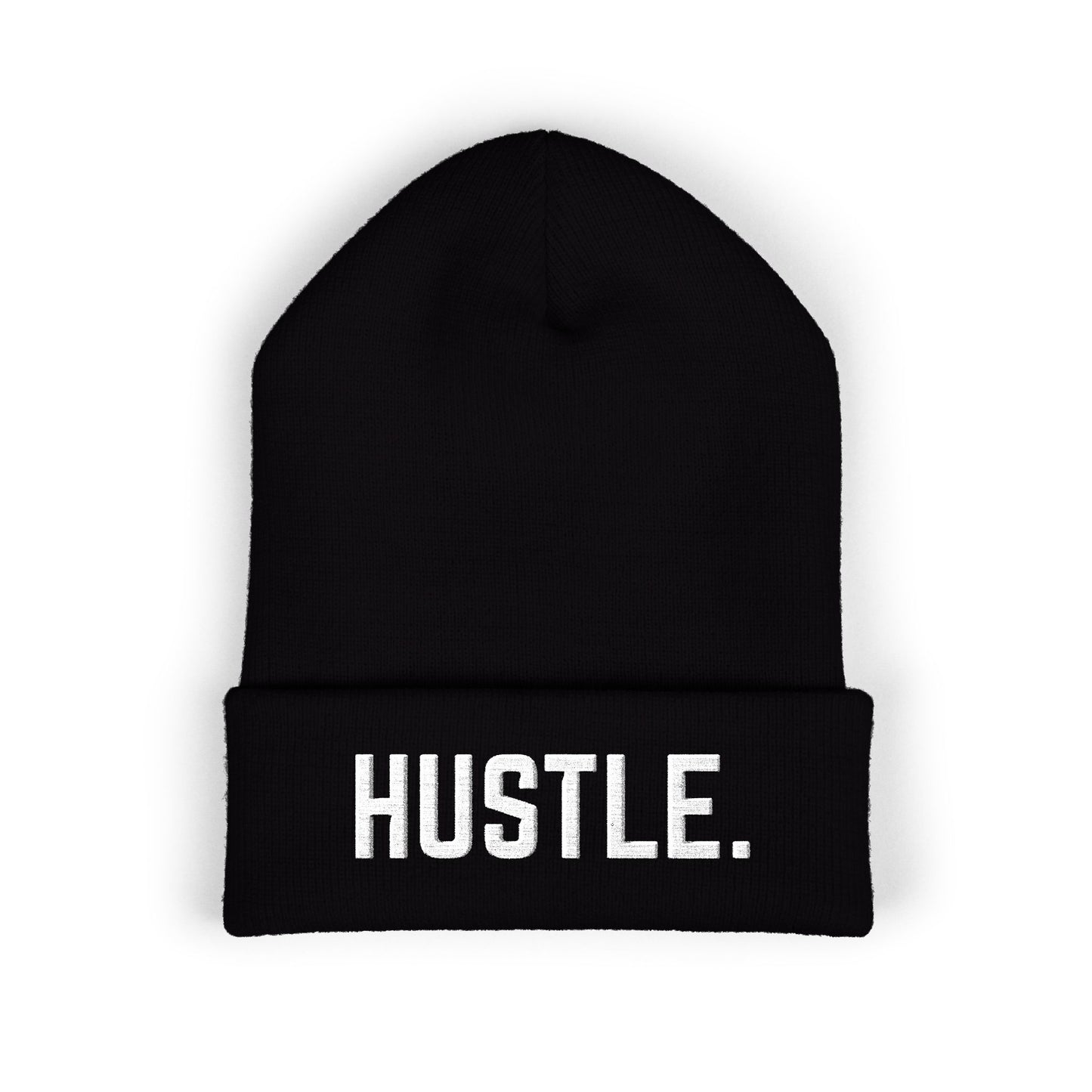HUSTLE.  Embroidered Beanie