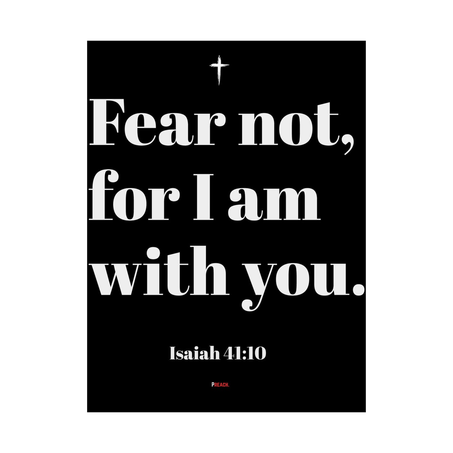 Isaiah 41:10 Wall Art Poster