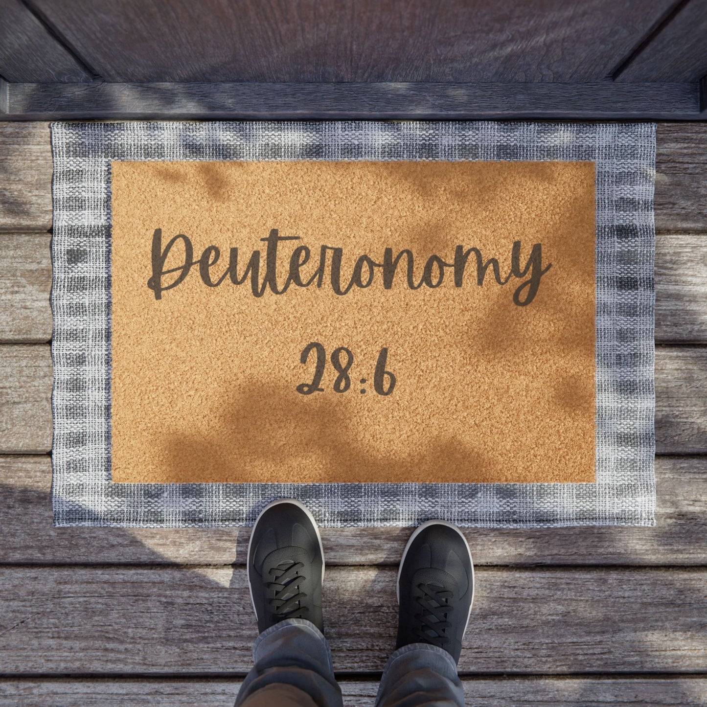 Deuteronomy 28:6 Doormat