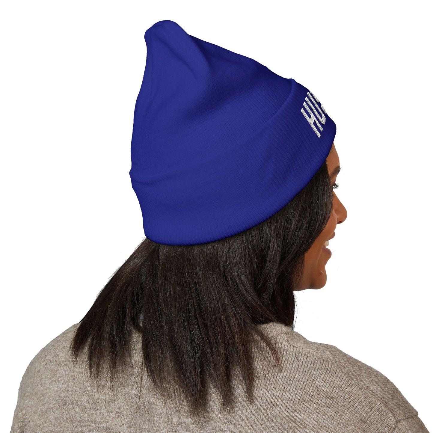 HUSTLE.  Embroidered Beanie