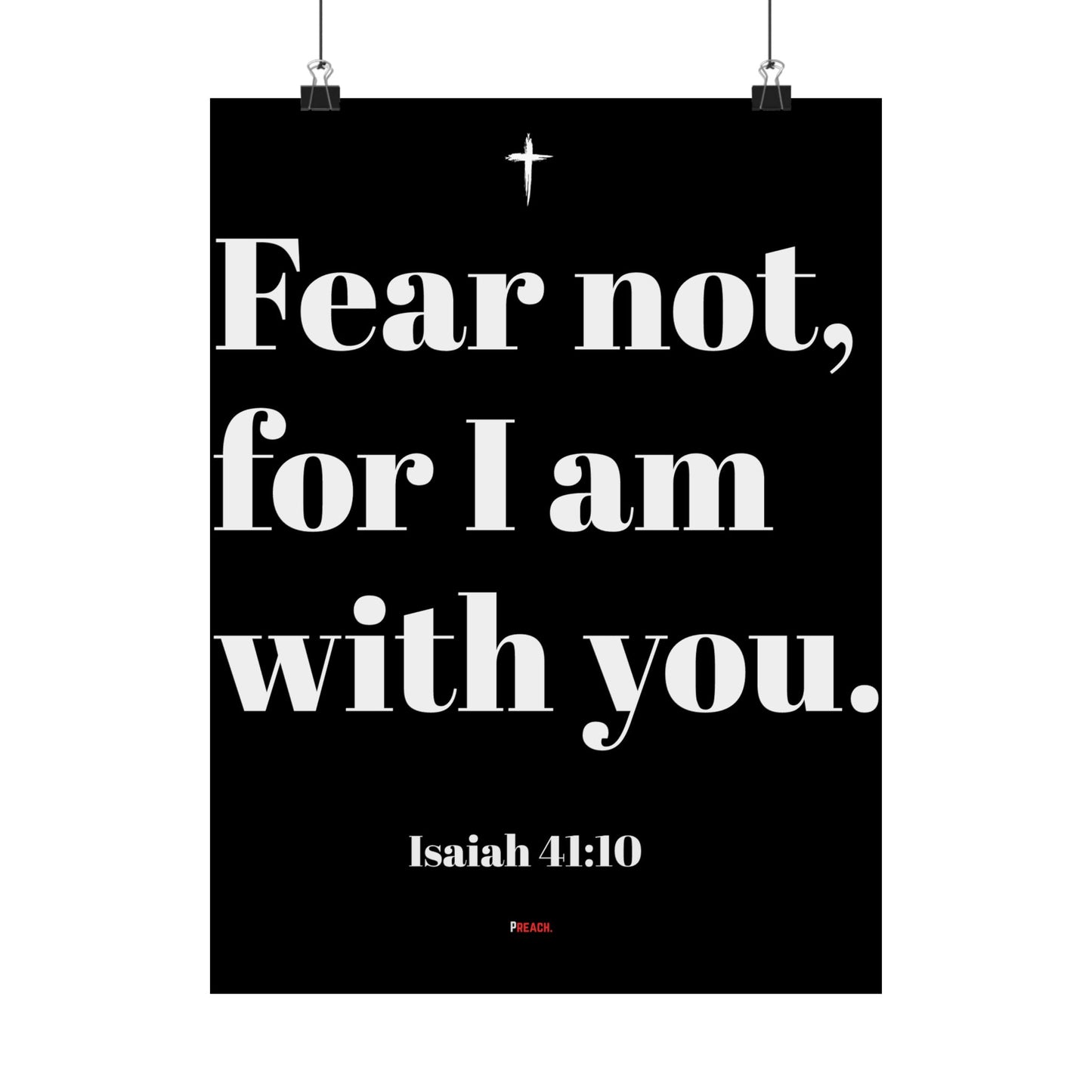 Isaiah 41:10 Wall Art Poster