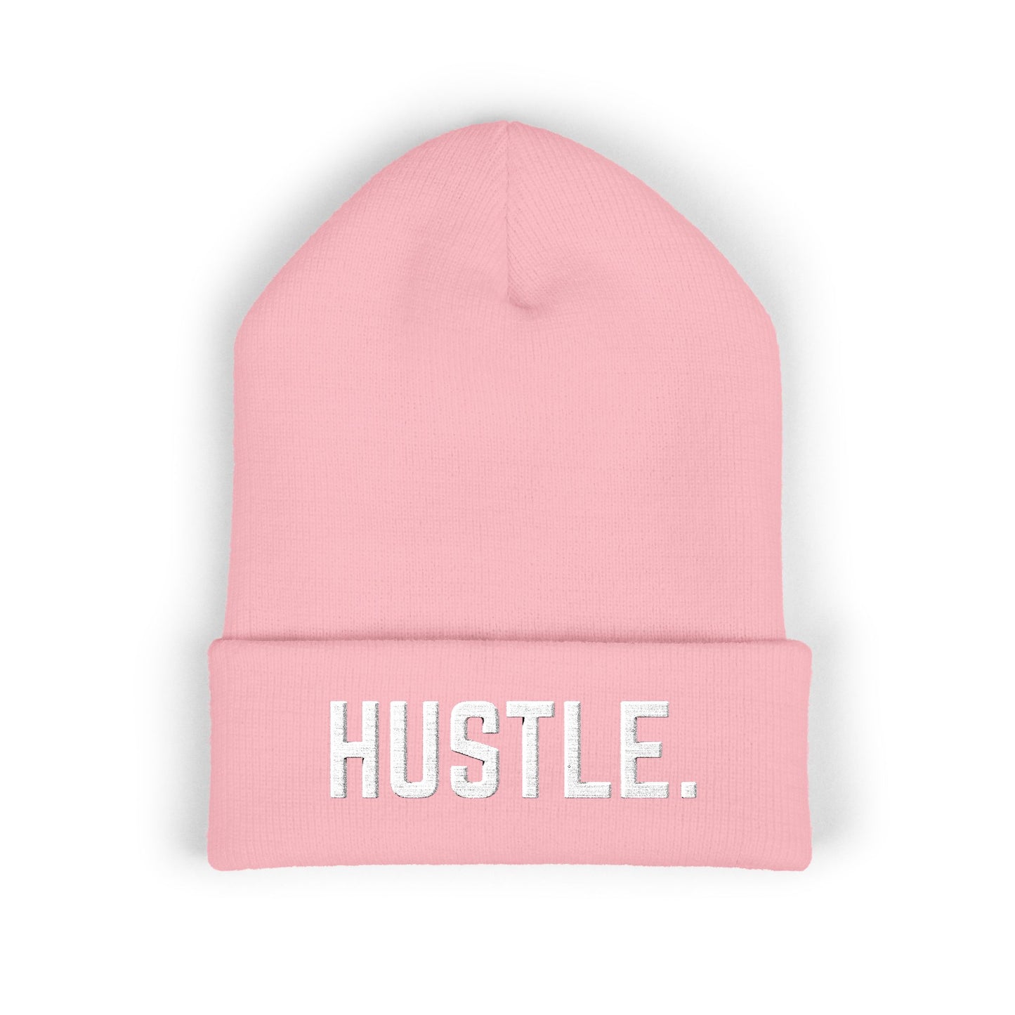 HUSTLE.  Embroidered Beanie
