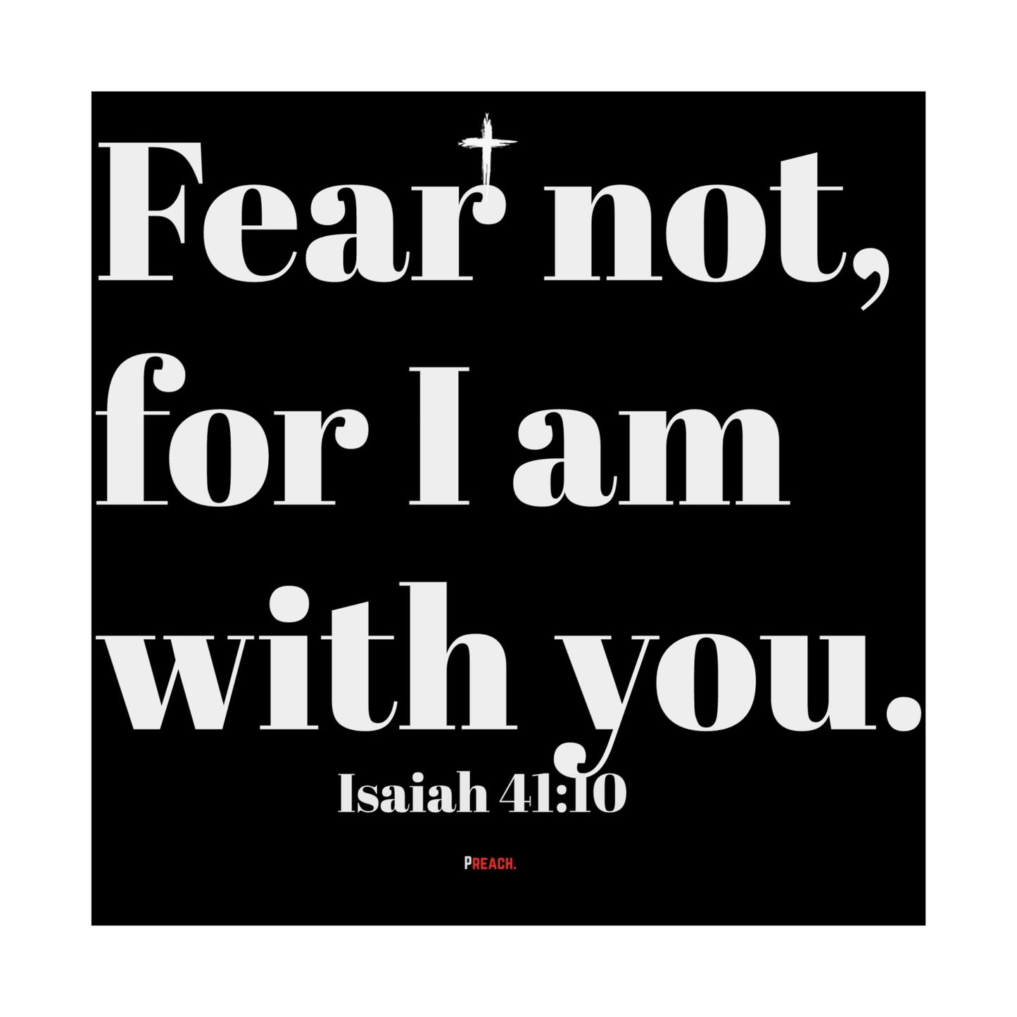 Isaiah 41:10 Wall Art Poster