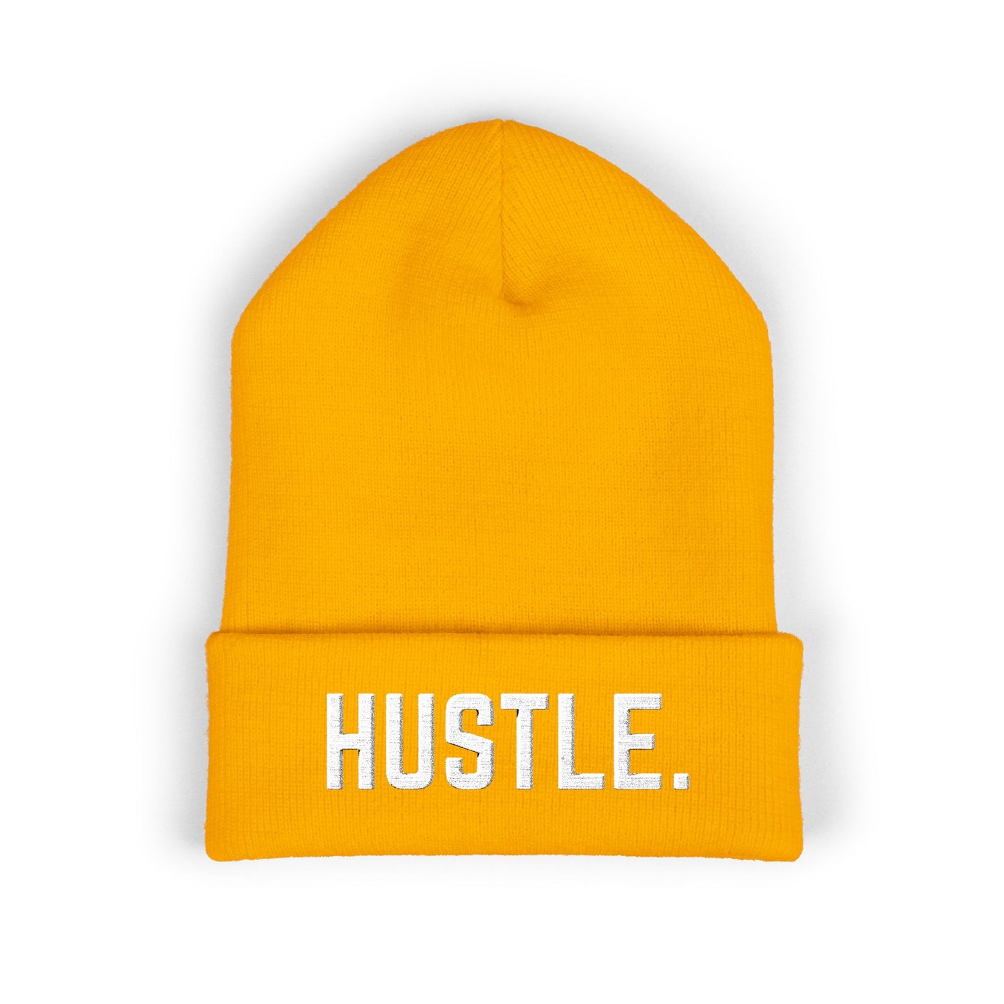 HUSTLE.  Embroidered Beanie
