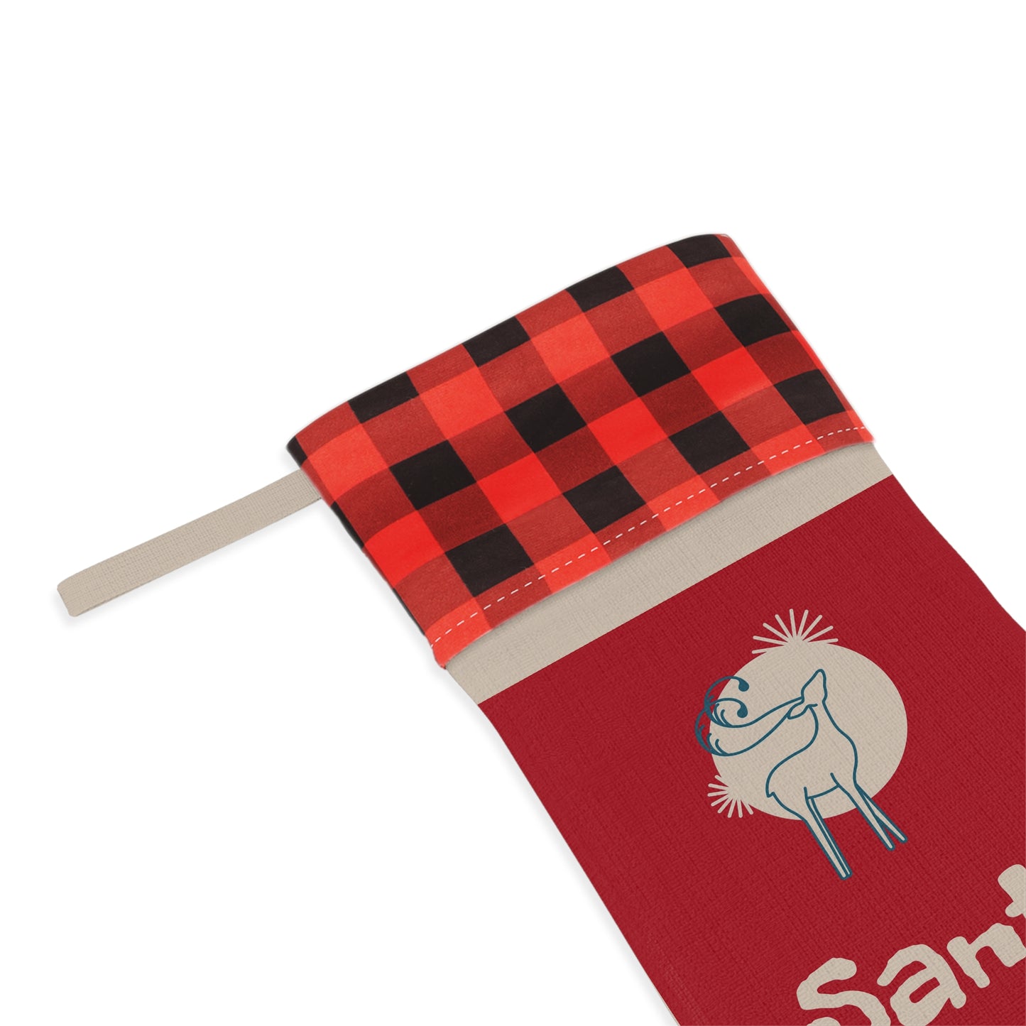 Santa's Favorite Cozy Christmas Stocking