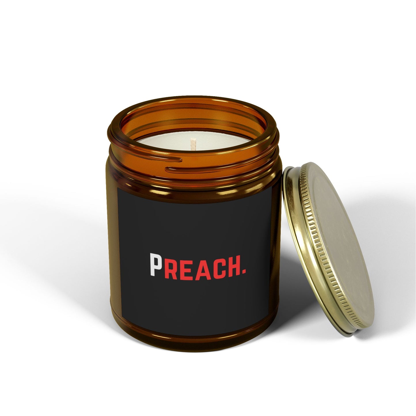 PREACH. Scented Candles, Coconut Apricot Wax (4oz, 9oz)