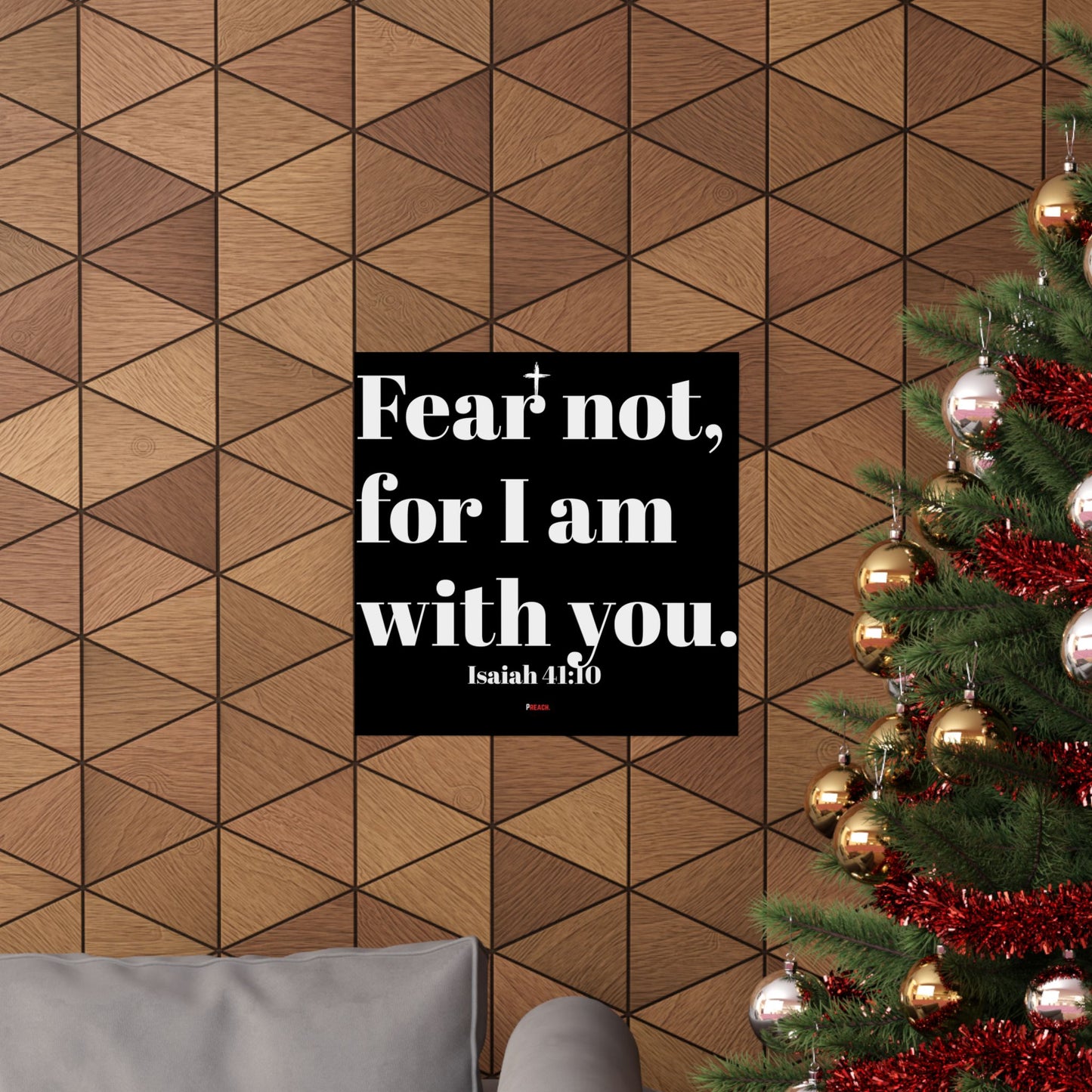Isaiah 41:10 Wall Art Poster