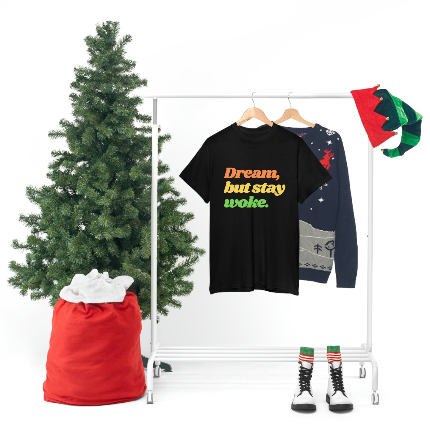 Dream, but stay woke. T-Shirt