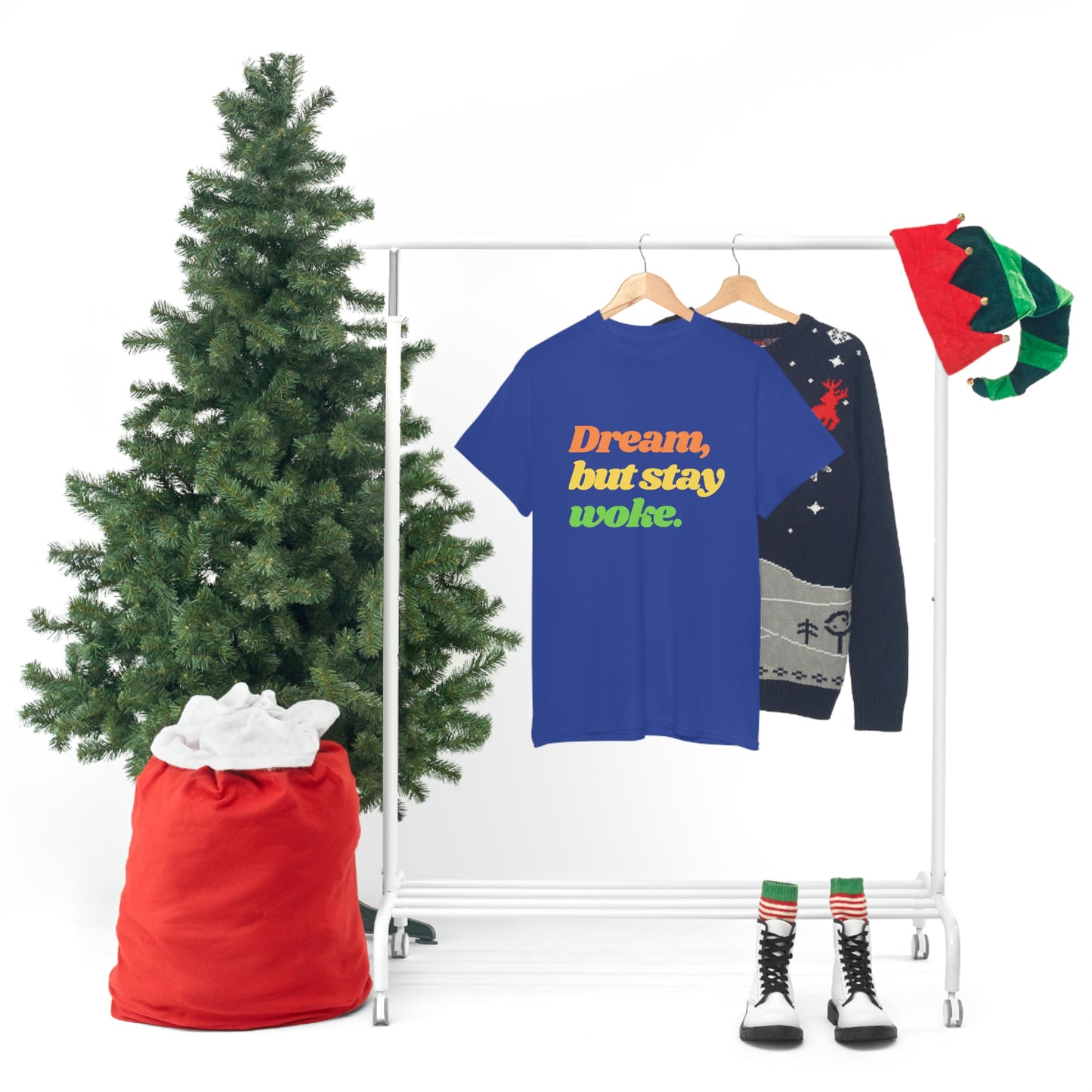 Dream, but stay woke. T-Shirt