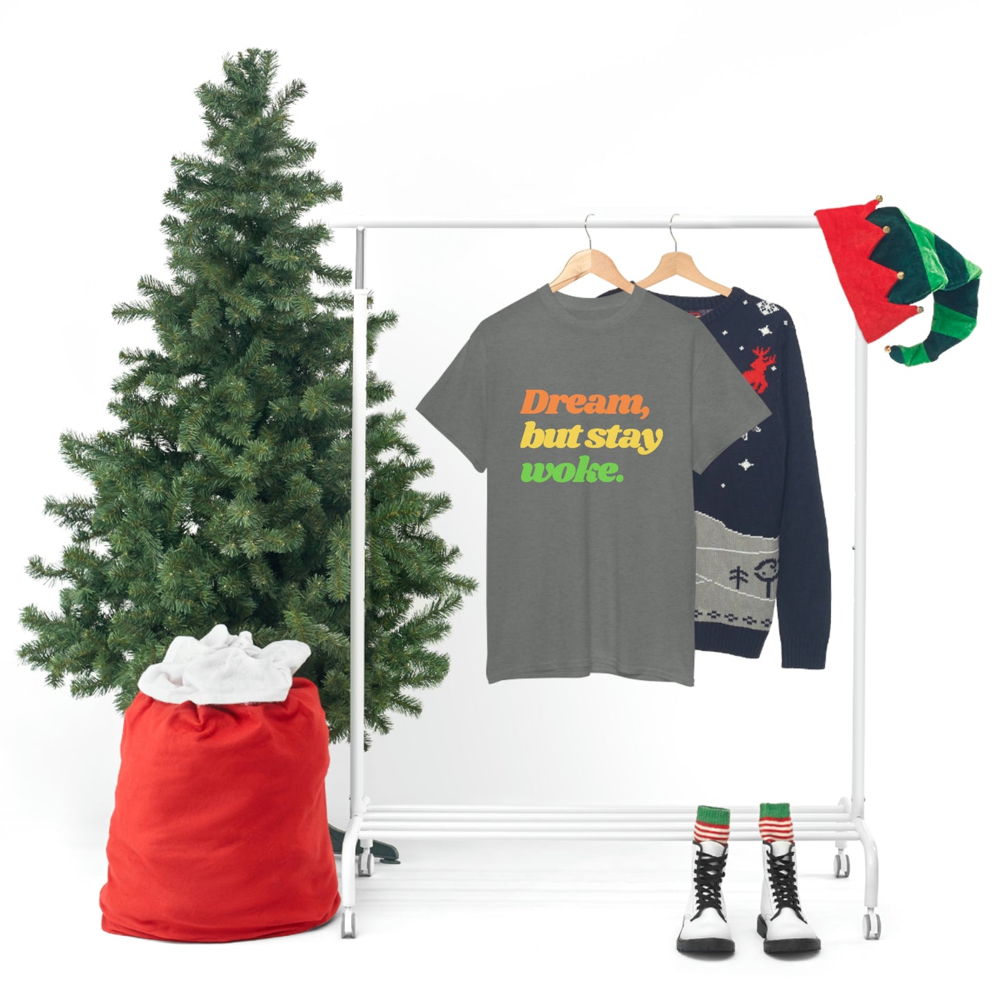 Dream, but stay woke. T-Shirt