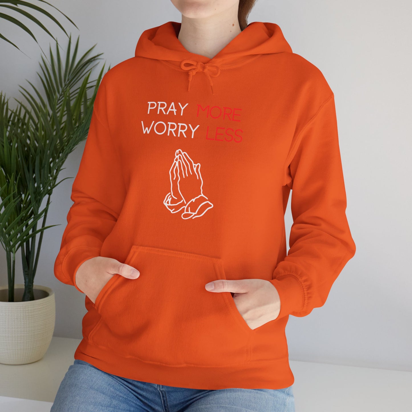 Pray more Worry Less Hoodie