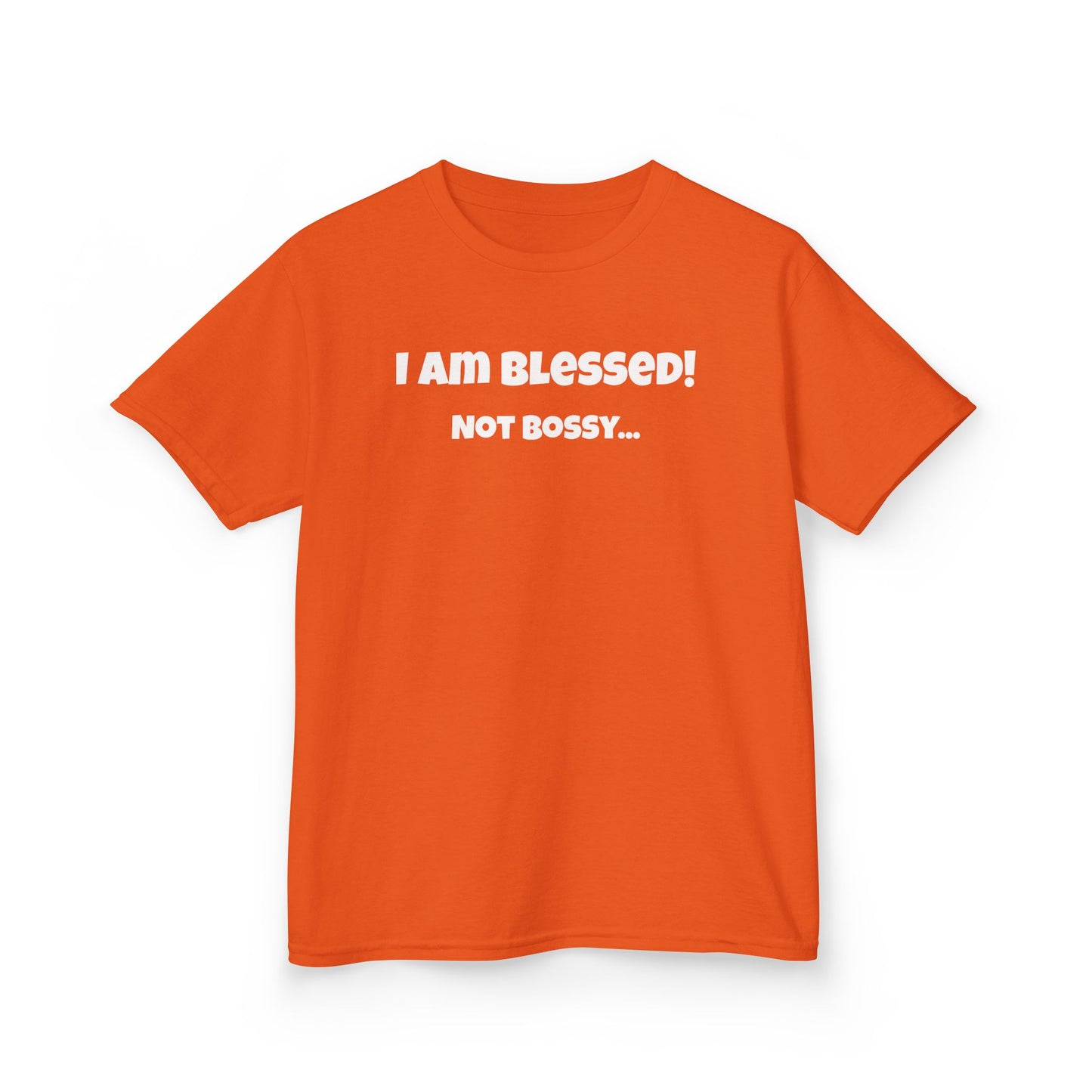 Blessed Not Bossy Kids Tee Shirt