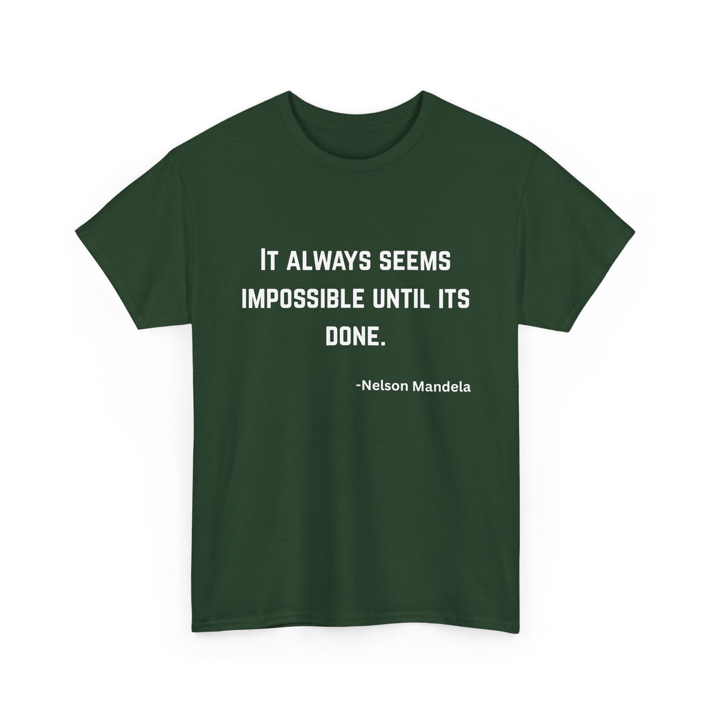 Nelson Mandela Quoted T-Shirt