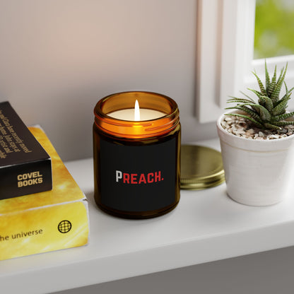 PREACH. Scented Candles, Coconut Apricot Wax (4oz, 9oz)