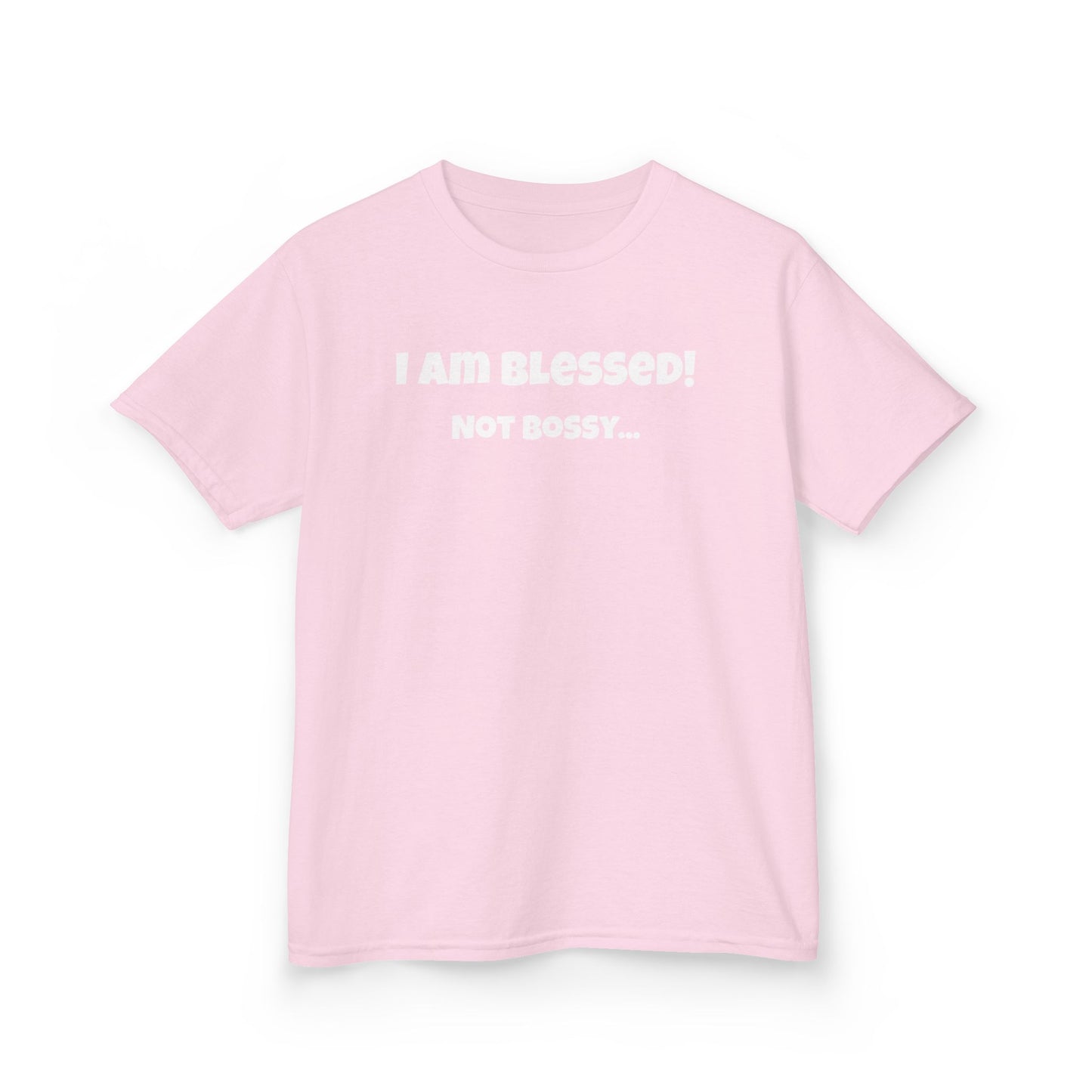 Blessed Not Bossy Kids Tee Shirt