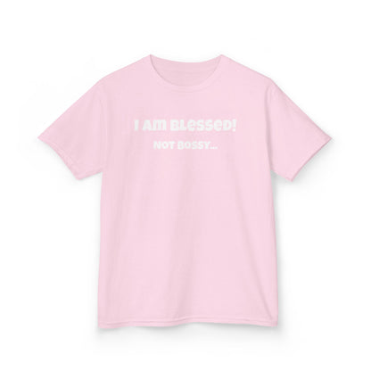 Blessed Not Bossy Kids Tee Shirt
