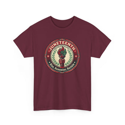 Juneteenth "Rise, Remember, Reclaim" Tee Shirt