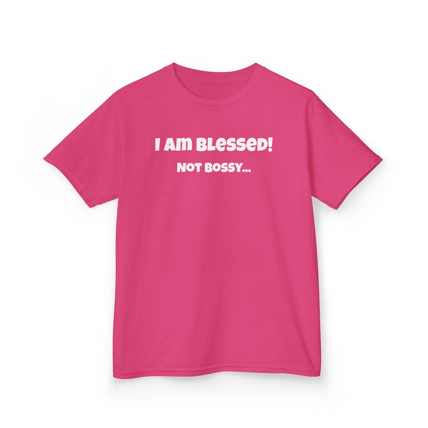 Blessed Not Bossy Kids Tee Shirt