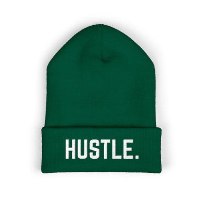 HUSTLE.  Embroidered Beanie