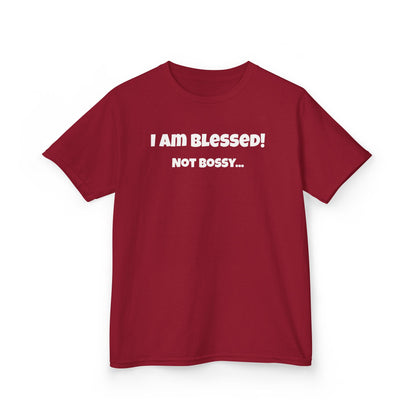 Blessed Not Bossy Kids Tee Shirt