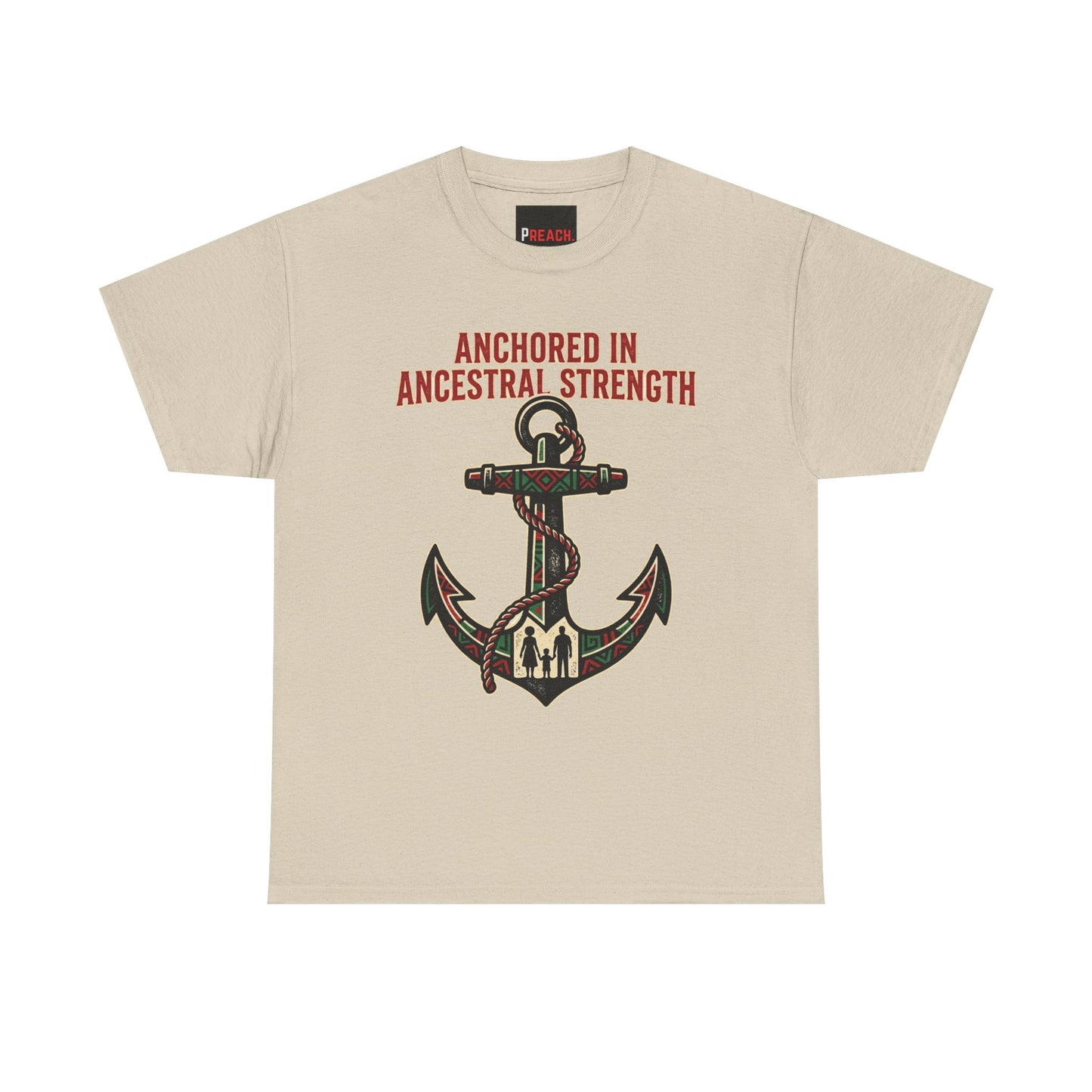 "Anchored in Ancestral Strength" Juneteenth Tee Shirt