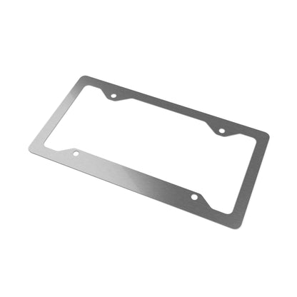 Pink 'Caramel Queen' Metal License Plate Frame