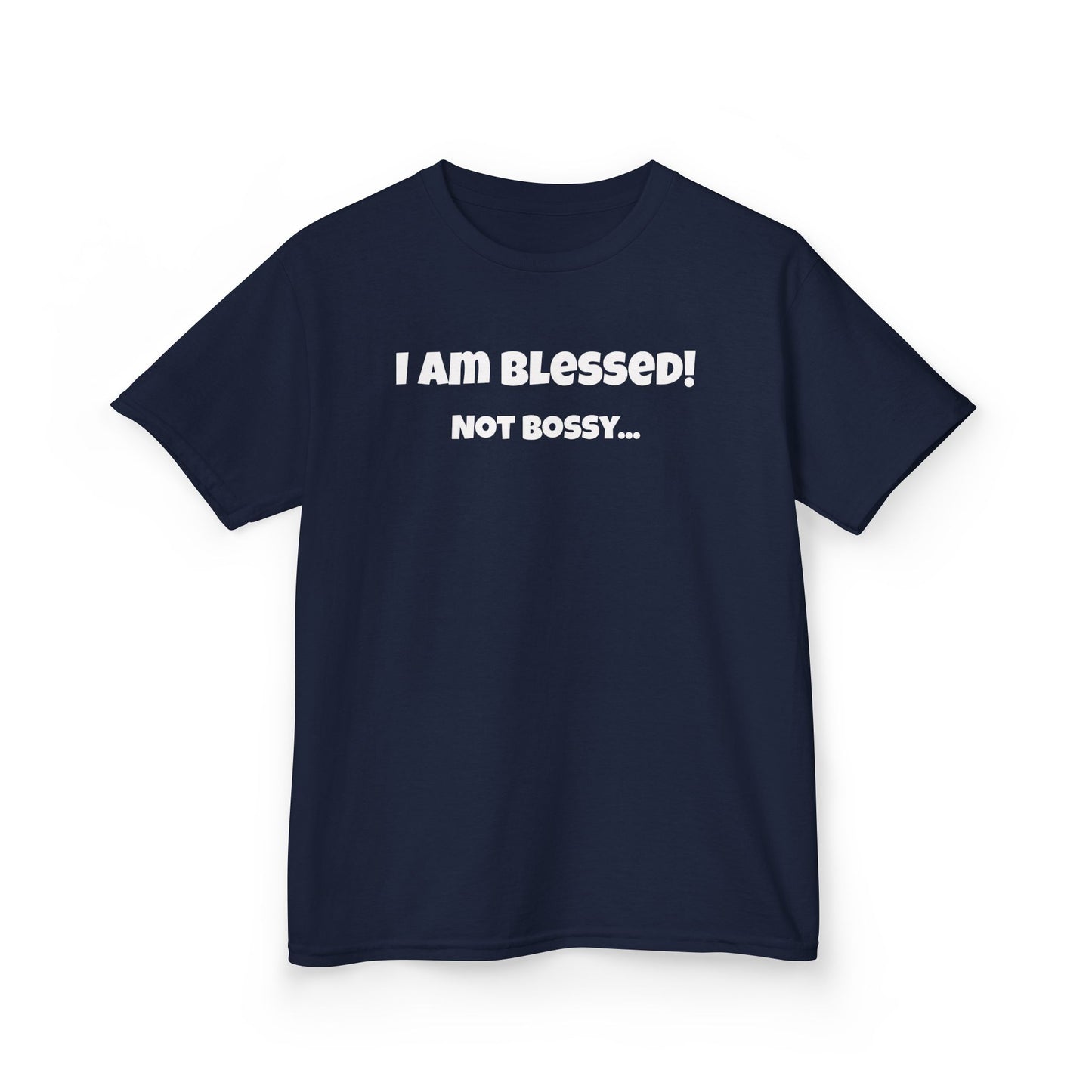 Blessed Not Bossy Kids Tee Shirt