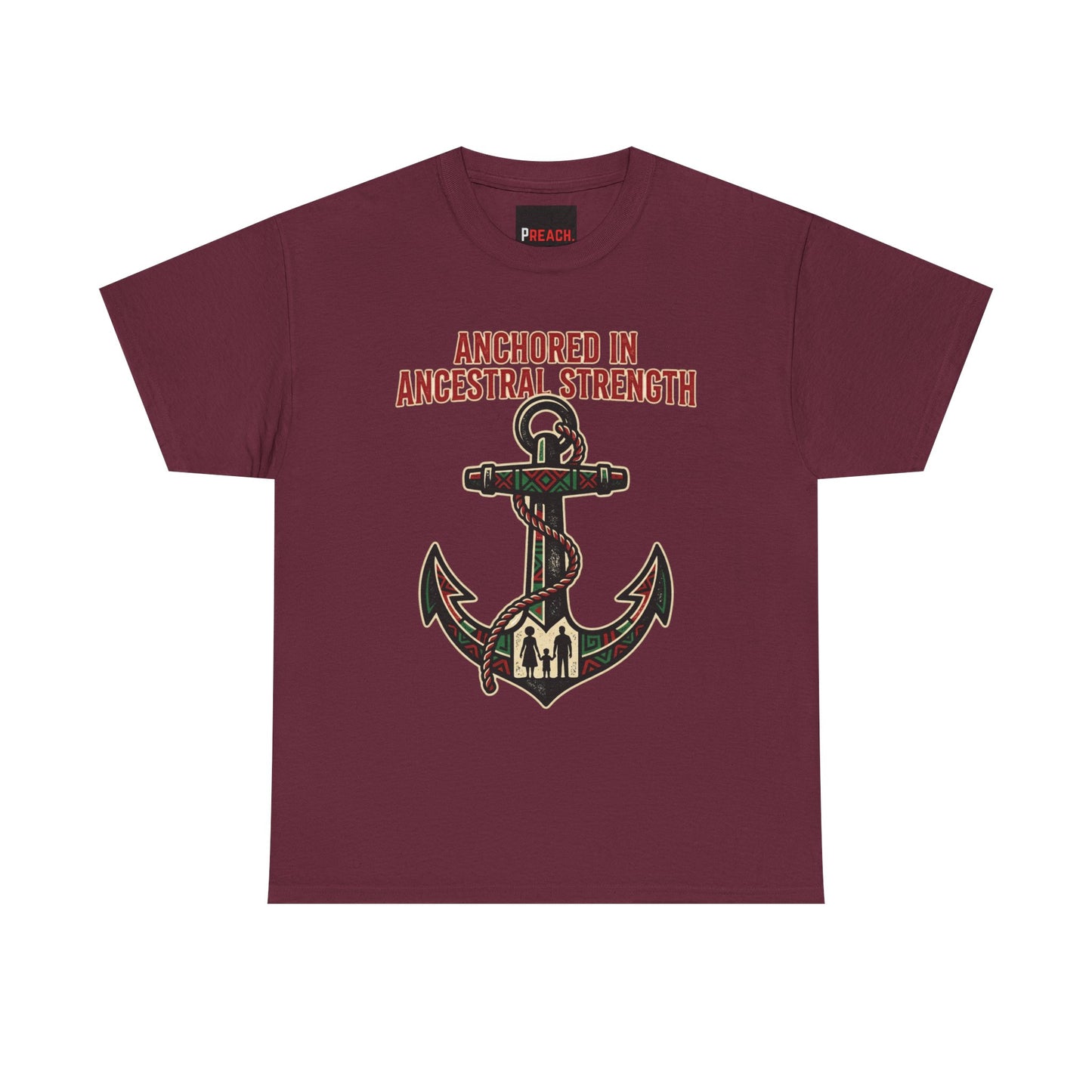 "Anchored in Ancestral Strength" Juneteenth Tee Shirt