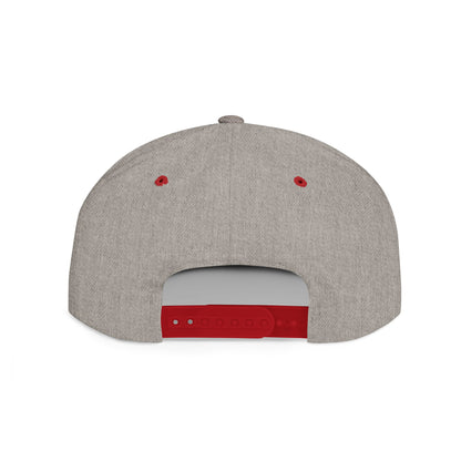 Hustle Flat Bill Snapback Hat