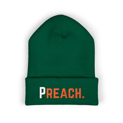 PREACH. Stylish Embroidered Beanie