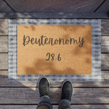 Deuteronomy 28:6 Doormat