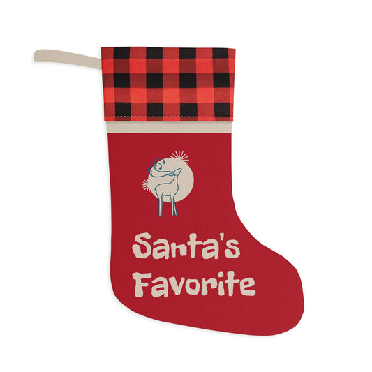 Santa's Favorite Cozy Christmas Stocking